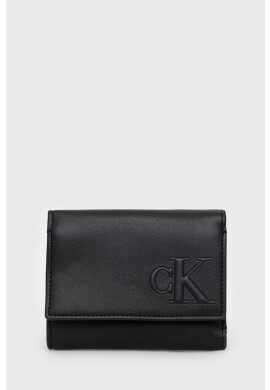Calvin Klein Jeans Портмоне дамски в черно - Pepit.bg