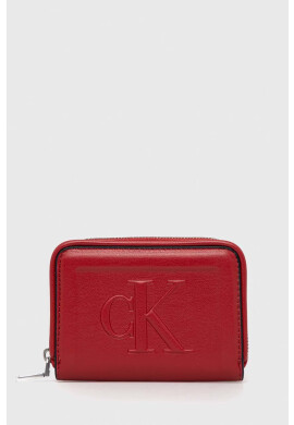 Calvin Klein Jeans Портмоне дамски в червено - Pepit.bg