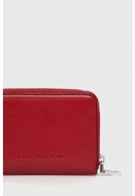 Calvin Klein Jeans Портмоне дамски в червено - Pepit.bg