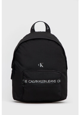 Calvin Klein Jeans Раница мъжки в черно голям размер с принт - Pepit.bg
