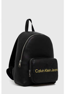 Calvin Klein Jeans Раница в черно голям размер с принт - Pepit.bg