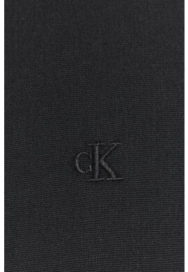 Calvin Klein Jeans Риза мъжка в черно с кройка по тялото с класическа яка - Pepit.bg