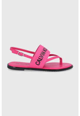 Calvin Klein Jeans Сандали дамско в бяло с платформа - Pepit.bg