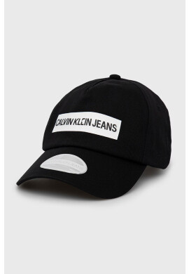 Calvin Klein Jeans Шапка в черно с принт - Pepit.bg