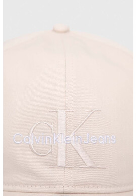 Calvin Klein Jeans Шапка в розово с изчистен дизайн - Pepit.bg