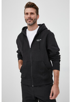 Calvin Klein Jeans Суичър мъжка в черно с изчистен дизайн - Pepit.bg