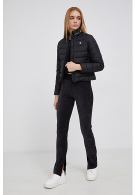 Calvin Klein Jeans Суичър дамски в черно с изчистен дизайн - Pepit.bg