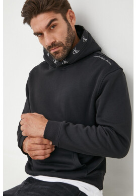Calvin Klein Jeans Суичър в черно с изчистен дизайн - Pepit.bg