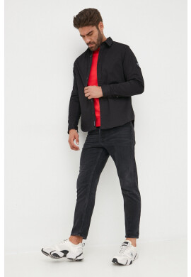 Calvin Klein Jeans Суичър в бяло с принт - Pepit.bg