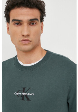 Calvin Klein Jeans Суичър в черно с качулка с изчистен дизайн - Pepit.bg