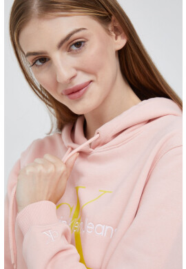 Calvin Klein Jeans Суичър в розово с изчистен дизайн - Pepit.bg