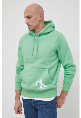 Calvin Klein Jeans Суичър в черно с принт - Pepit.bg
