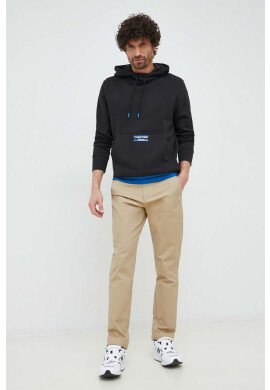 Calvin Klein Jeans Суичър в черно с апликация - Pepit.bg