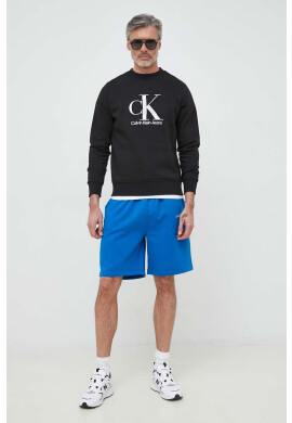 Calvin Klein Jeans Суичър в черно с принт - Pepit.bg