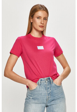 Calvin Klein Jeans Тениска мъжки в бяло с принт - Pepit.bg