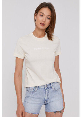 Calvin Klein Jeans Тениска мъжки в черно с принт - Pepit.bg