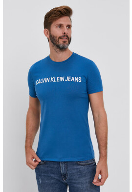 Calvin Klein Jeans Тениска мъжка с изчистен дизайн - Pepit.bg