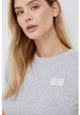 Calvin Klein Jeans Тениска в бежово - Pepit.bg