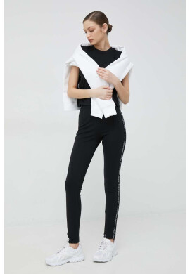Calvin Klein Jeans Тениска в черно с гол гръб - Pepit.bg