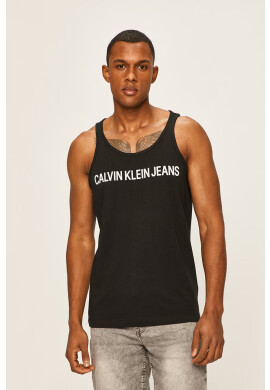 Calvin Klein Jeans Тениска мъжка в черно - Pepit.bg