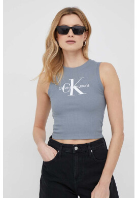 Calvin Klein Jeans Топ дамски в розово - Pepit.bg