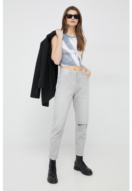 Calvin Klein Jeans Топ дамски в синьо - Pepit.bg