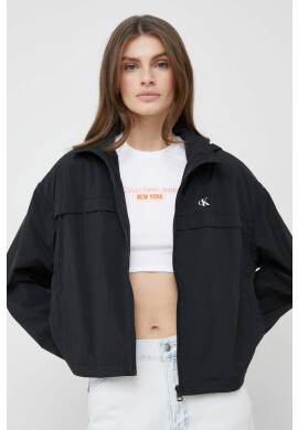 Calvin Klein Jeans Ветровка в черно с преходна изолация - Pepit.bg
