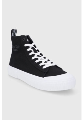 Calvin Klein Jeans Високи кецове мъжко в черно - Pepit.bg