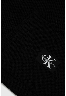 Calvin Klein Jeans Вълнен шал в черно с изчистен дизайн - Pepit.bg