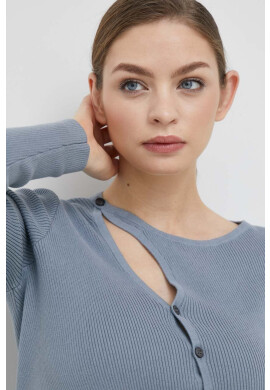 Calvin Klein Jeans Жилетка в сиво от лека материя - Pepit.bg