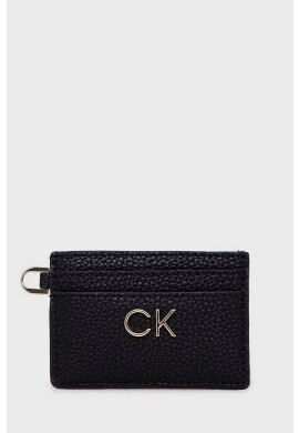 Calvin Klein Калъф за карти дамски в черно - Pepit.bg