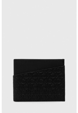Calvin Klein Кожен портфейл мъжки в черно - Pepit.bg