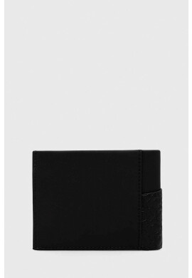 Calvin Klein Кожен портфейл мъжки в черно - Pepit.bg