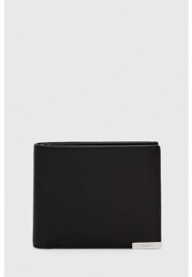 Calvin Klein Кожен портфейл мъжки в черно - Pepit.bg