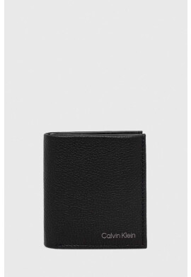 Calvin Klein Кожен портфейл мъжки в черно - Pepit.bg