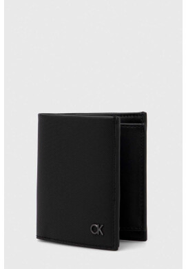 Calvin Klein Кожен портфейл мъжки в черно - Pepit.bg
