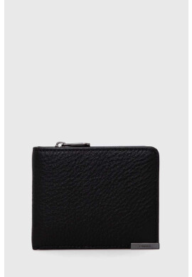Calvin Klein Кожен портфейл мъжки в черно - Pepit.bg