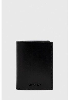 Calvin Klein Кожен портфейл мъжки в черно - Pepit.bg