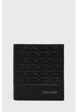 Calvin Klein Кожен портфейл мъжки в черно - Pepit.bg