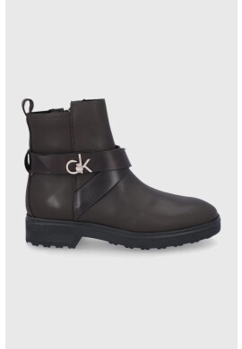 Calvin Klein Кожени боти - Pepit.bg