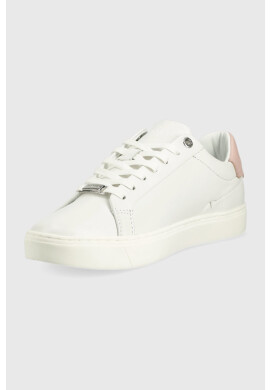 Calvin Klein Кожени маратонки в черно - Pepit.bg
