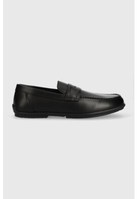 Calvin Klein Кожени мокасини DRIVER HIGH FREQ LTH в черно HM0HM00969 - Pepit.bg