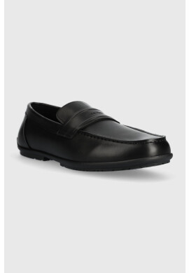 Calvin Klein Кожени мокасини DRIVER HIGH FREQ LTH в черно HM0HM00969 - Pepit.bg