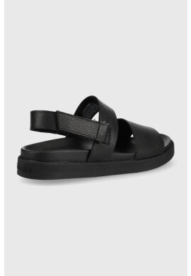 Calvin Klein Кожени сандали мъжко в черно - Pepit.bg