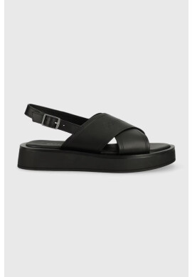 Calvin Klein Кожени сандали Flatform Sandal - Pepit.bg