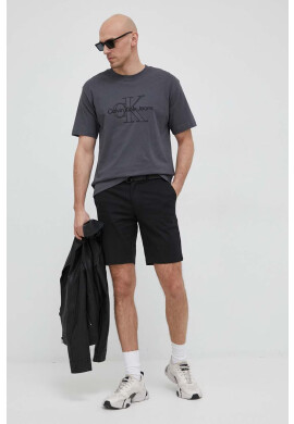 Calvin Klein Къс панталон в черно - Pepit.bg