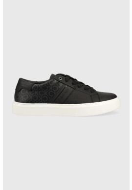 Calvin Klein Маратонки Low Top Lace Up Mono Mix в черно - Pepit.bg