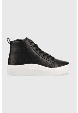 Calvin Klein Маратонки Cupsole Wave High Top в черно - Pepit.bg