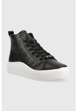 Calvin Klein Маратонки Cupsole Wave High Top в черно - Pepit.bg