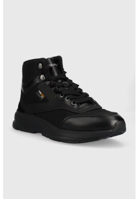 Calvin Klein Маратонки High Top Lace Up Mix в черно - Pepit.bg